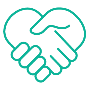 Hands make a heart shape together representing medicare coverage