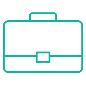 Briefcase representing short-term health plans if needed between employers